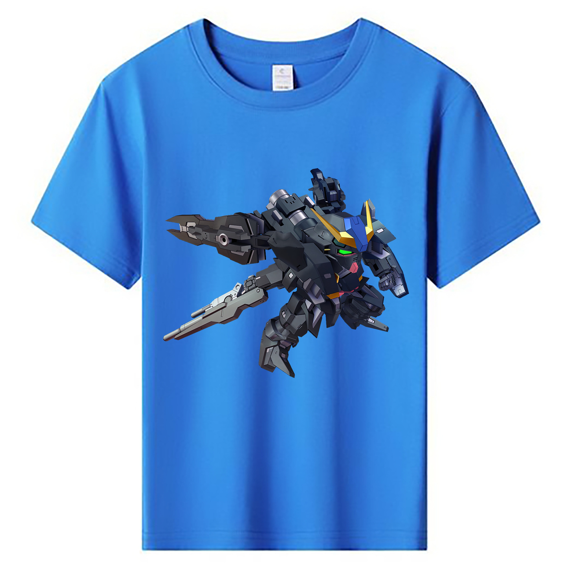 （画像用） 機動戦士ガンダム Mobile Suit Gundam 綿100％キッズTシャツ（フロントプリント）